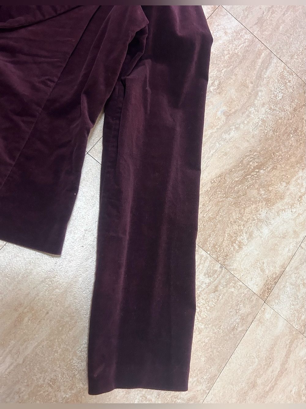 Velvet single-button blazer - Picture 4 of 8